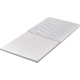 Betten-ABC Kaltschaumtopper - mittelfeste Matratzenauflage mit waschbarem Bezug, Größe: 200x200