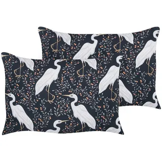 Beliani Pianazzo Gartenkissen 40 x 60 cm Grau