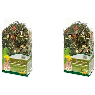 JR Farm Grainless Herbs Zwergkaninchen 400g (Packung mit 2)