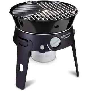 CADAC - Safari Chef 30 HP Combo - Tragbare Grills | CeramiCoat-Keramikbeschichtung – inkl. Tragetasche, Campingplatz, 50mBar, BBQ-Must-Haves, Verwendung im Freien