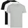 Mehrfarbig Black/White/Grey Heather M