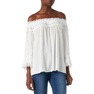 Cream Damen Crbea Spitzenbluse Bluse