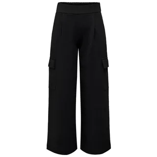 Only JDY Cargo Stoffhose Elegante Culotte High Waist Marlene Pants JDYGEGGO Größe: XS / 32L - Schwarz