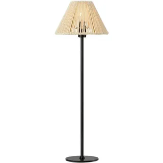 Markslöjd Tischleuchte , Schwarz, Beige , Metall, Papier , 61.5 cm , Wippschalter , Lampen & Leuchten, Innenbeleuchtung, Tischlampen, Tischlampen