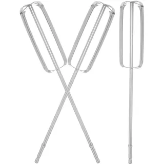 ULTECHNOVO Elektrischer Handmixer Aufsatz 3 Stück Edelstahl 304 25cm Extra Lang Kompatibel Für Handbohrmaschinen Rührbesen Zubehör Zum Backen Und Kochen