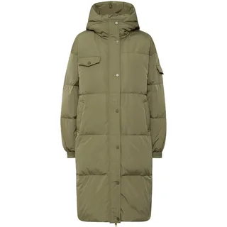 Wintermantel ICHI "Damen Jacke IHBUNALA", Damen, Gr. M, grün (kalamata), Obermaterial: 100% Polyester PES., Mäntel Wintermantel