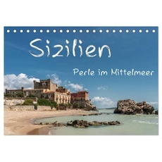 Sizilien - Perle im Mittelmeer (Tischkalender 2024 DIN A5 quer), CALVENDO Monatskalender