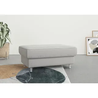 sit&more Stauraumhocker "Apulia" mit Stauraum, silber
