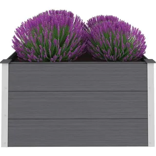 vidaXL Garten-Hochbeet 300 x 100 x 91 cm Grau