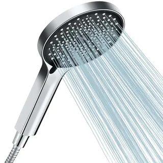 Cobbe Duschkopf Wassersparender Sparduschkopf Duschkopf mit Schlauch, 3 Strahlarten,