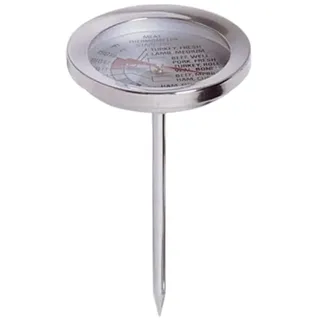 Tala Edelstahl Fleischthermometer, analoges Bratenthermometer für Ofen, Grill und BBQ, mit gut ablesbarer Skala für Fleischsorten, Celsius und Fahrenheit