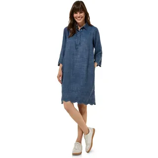 Cecil Damen Lyocell Kleid mit Stickerei
