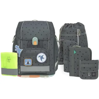 Lässig Boxy 7-tlg. Dinosaurier speckles anthracite