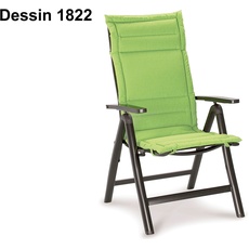 Bild von Best Soft-Line Stuhlauflage Hochlehner, v. Dessins, Polyester/Baumwolle, 120 x 50 cm - hellgrün