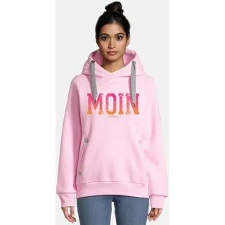 salzhaut Hoodie Farbverlauf Rosa/Neon Orange/Neon Pink XS