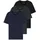 Classic Kurzarm-T-Shirt 3 Einheiten Open Blue XL