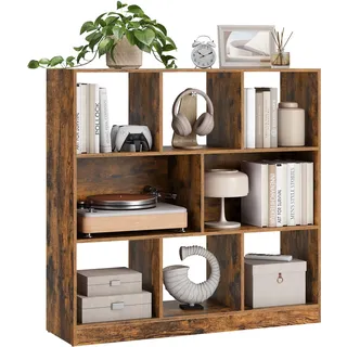 VASAGLE Bücherregal 30 x 97,5 x 100 cm Braun