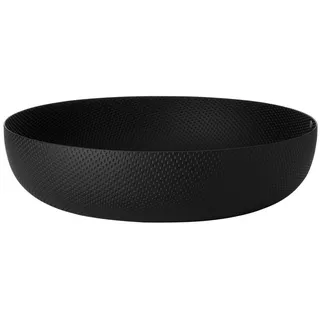 Alessi Runder Designkorb Schwarz 29 cm