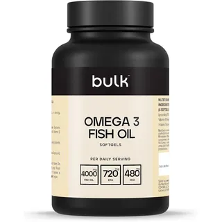 Bulk Omega 3 Fischöl Weichkapseln, 1000 mg, 270 Kapseln, Verpackung Kann Variieren
