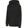 Klassischer Zip-Hoodie Schwarz