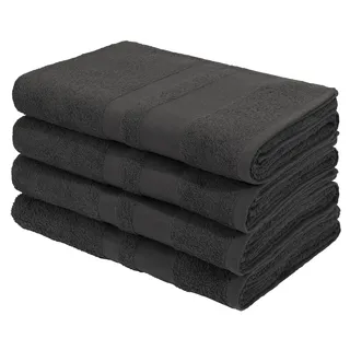 MY HOME Vanessa Handtuchset 70 x 140 cm grau 4 St.