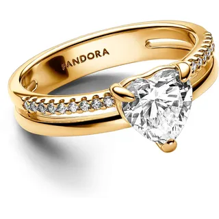 Pandora Doppelband Herz Ring 163100C01 Damenring