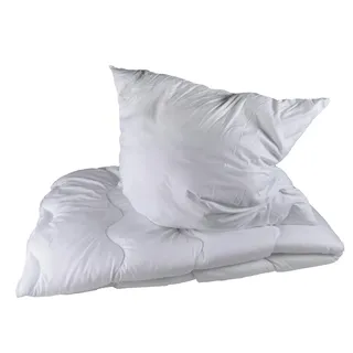 AddTronic Steppbettdecken Set mit Kopfkissen Steppbettdecke 135x200 cm Kopfkissen 80x80