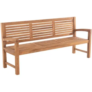 CLP Gartenbank 200/59 cm Holz Teak , 200x92x59 cm , Gartenmöbel, Gartenbänke