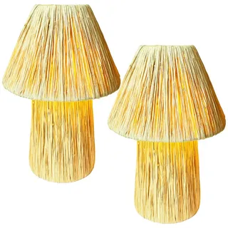 Marrakesch Orient & Mediterran Interior Tischlampe Beige 2 St.