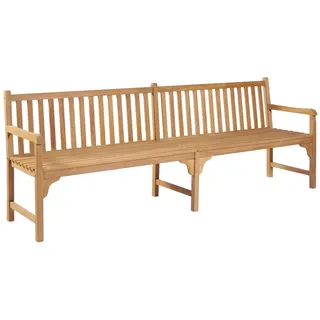Gartenbank 228 cm Teak - Braun