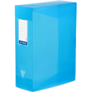 Viquel Class Doc Rücken Heftbox Rücken aus PROPYGLASS 100 mm blau