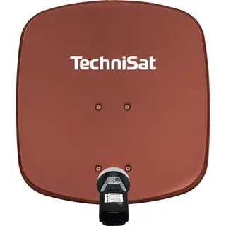 TechniSat DIGIDISH 45 | Sat-Schüssel mit V/H-LNB & Satfinder, 1 TN - Rot