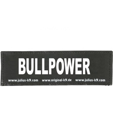 Klettaufschrift, BULLPOWER, klein, Schwarz