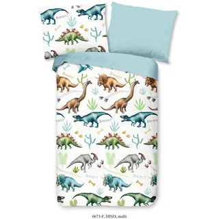 Xxxl Kinderbettwäsche , Multicolor , Textil , Dinosaurier , 140x200 cm , atmungsaktiv , Heimtextilien, Bettwäsche & Leintücher, Kinderbettwäsche