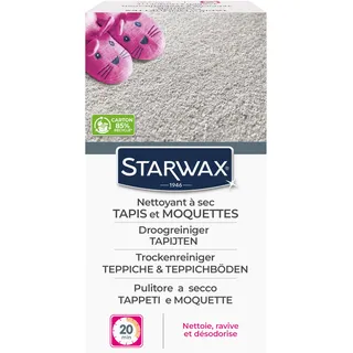 STARWAX - Trockenreiniger für Teppiche und Teppichböden - Teppiche und Teppichböden reinigen und auffrischen - Für Kunst- und Naturfasern - - 500 g - Etwa 20 m2