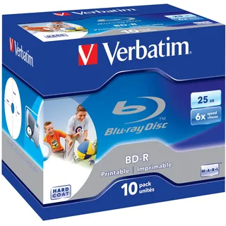 Verbatim BD-R Rohling 25 GB 10 St. Jewelcase