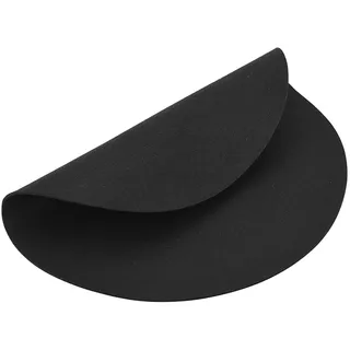 Vinyl-Schallplattenunterlage,LP Vinyl-Schallplattenunterlage,Vinyl-Plattenspielerunterlage,Slipmat Slip,Slipmat Slip Mat Pad Felt - Schwarz