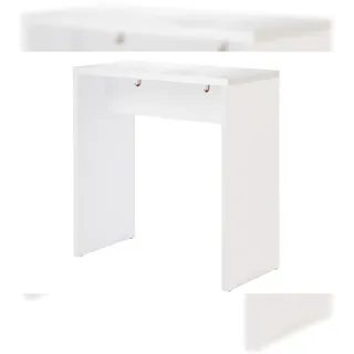 Hammerbacher Stehtisch Meeting Point MP 104 weiß rechteckig, Wangen-Gestell weiß, 104,0 x 50,0 x 108,3 cm