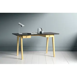 WoodMan »Nice« B/T/H: 140/70/75 cm, im skandinavian Design, Tischbeine aus massiver Eiche, FSC®,