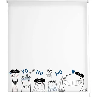 Estoralis | KINDISCH | Modernes Design-Rollo | Digital bedruckter Stoff | I-2156 Mehrfarbig | 160 x 180 cm. (Breite/Höhe) Stoffgröße 157 x 175 cm. | Rollos für Fenster und Türen