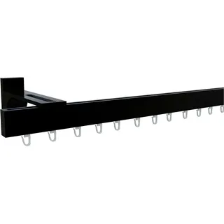 INDEKO Innenlaufgarnitur Bern 1-läufig Ø 16 mm 230 cm Schwarz