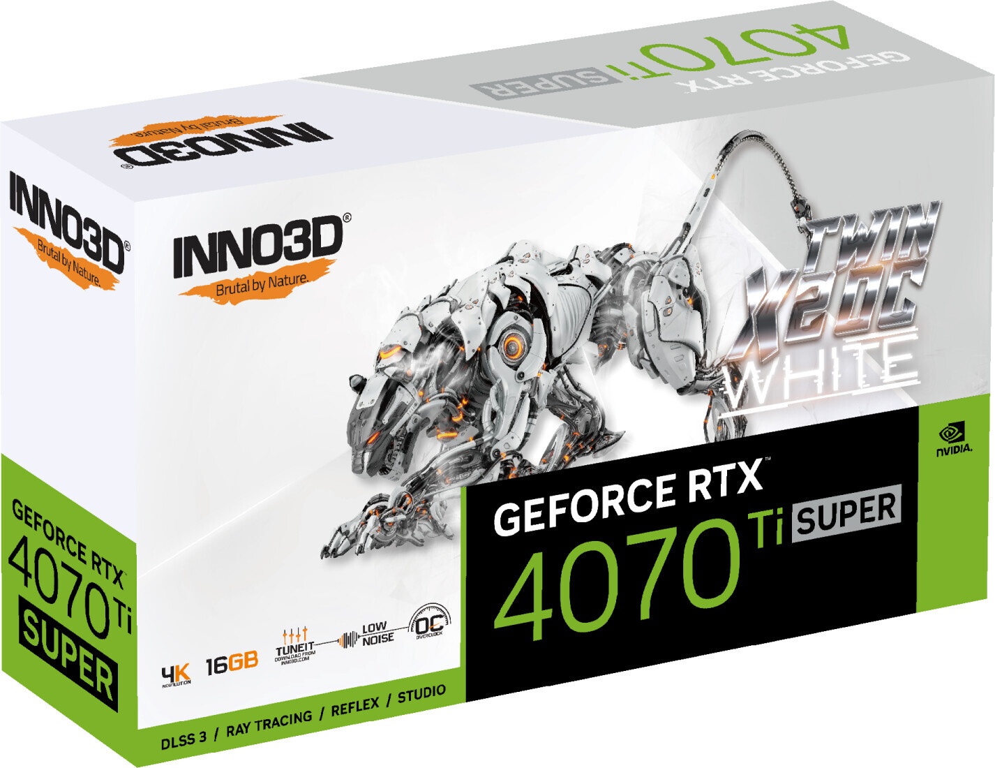 Bild von GeForce RTX 4070 Ti SUPER TWIN X2 OC White 16GB GDDR6X