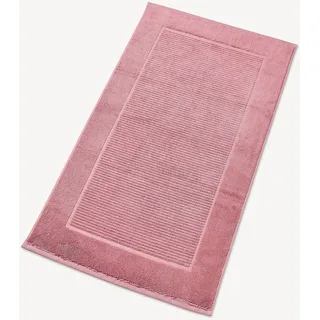 Badematte CHRISTY "Supreme", rosa (blush), H:7mm, Baumwolle, Badematten, Badematte, Premium Badematte in Luxusqualität 1000g/m2, 50 x 90, 2er Set