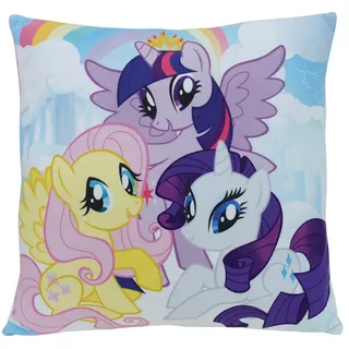 Fun House 712530 My Little Pony Kissen quadratisch für Kinder Polyester 35 x 15 cm