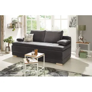 OTTO home Schlafcouch Polyester 2,5-Sitzer Grau