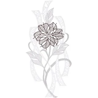 w. reuter & sohn - plauener spitze® Plauener Spitze® Fensterbild BLUME Fensterdekoration FRÜHLING Deko SOMMER Blüte"