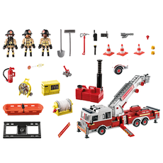Bild von City Action Feuerwehr-Fahrzeug: US Tower Ladder 70935