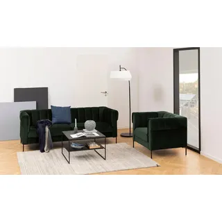 Smuk Couchtisch 70 cm Finja Marmor Schwarz - Schwarz