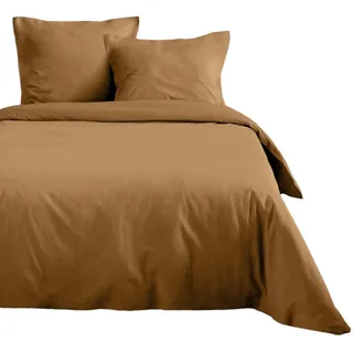Stof Bettlaken Baumwolle 200 x 200 cm khaki