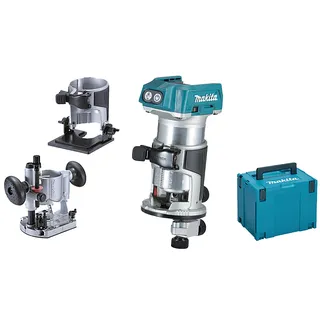 Makita DRT50ZJX2 ohne Akku + Fräser-Set 3Stk